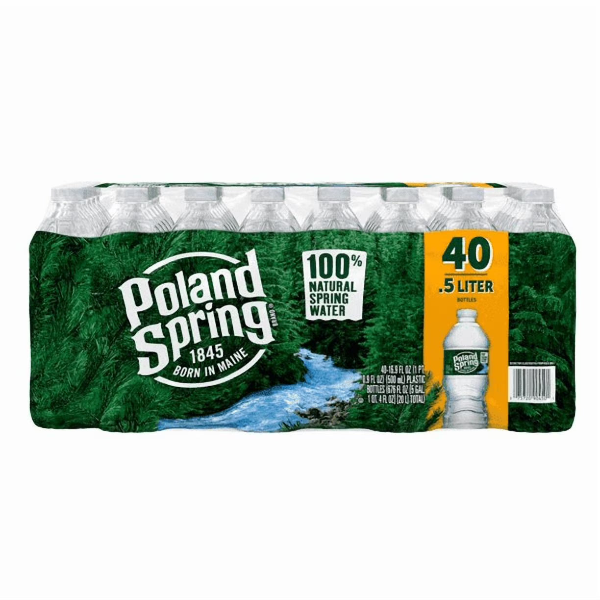 poland spring 100% natural spring water (16.9 oz. bottles, 40 pk.)