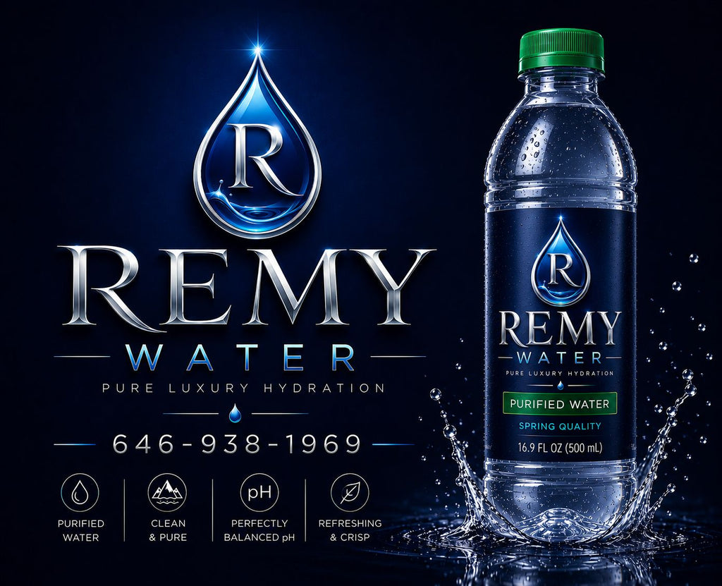 Remy Water purified 16.9 fl oz Bottles, 24 Count Pack