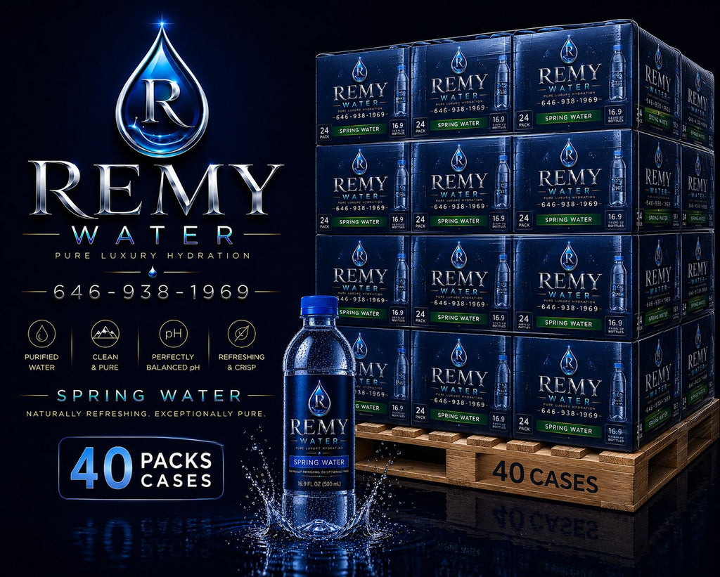 Remy Water purified 16.9 fl oz Bottles, 24 Count Pack